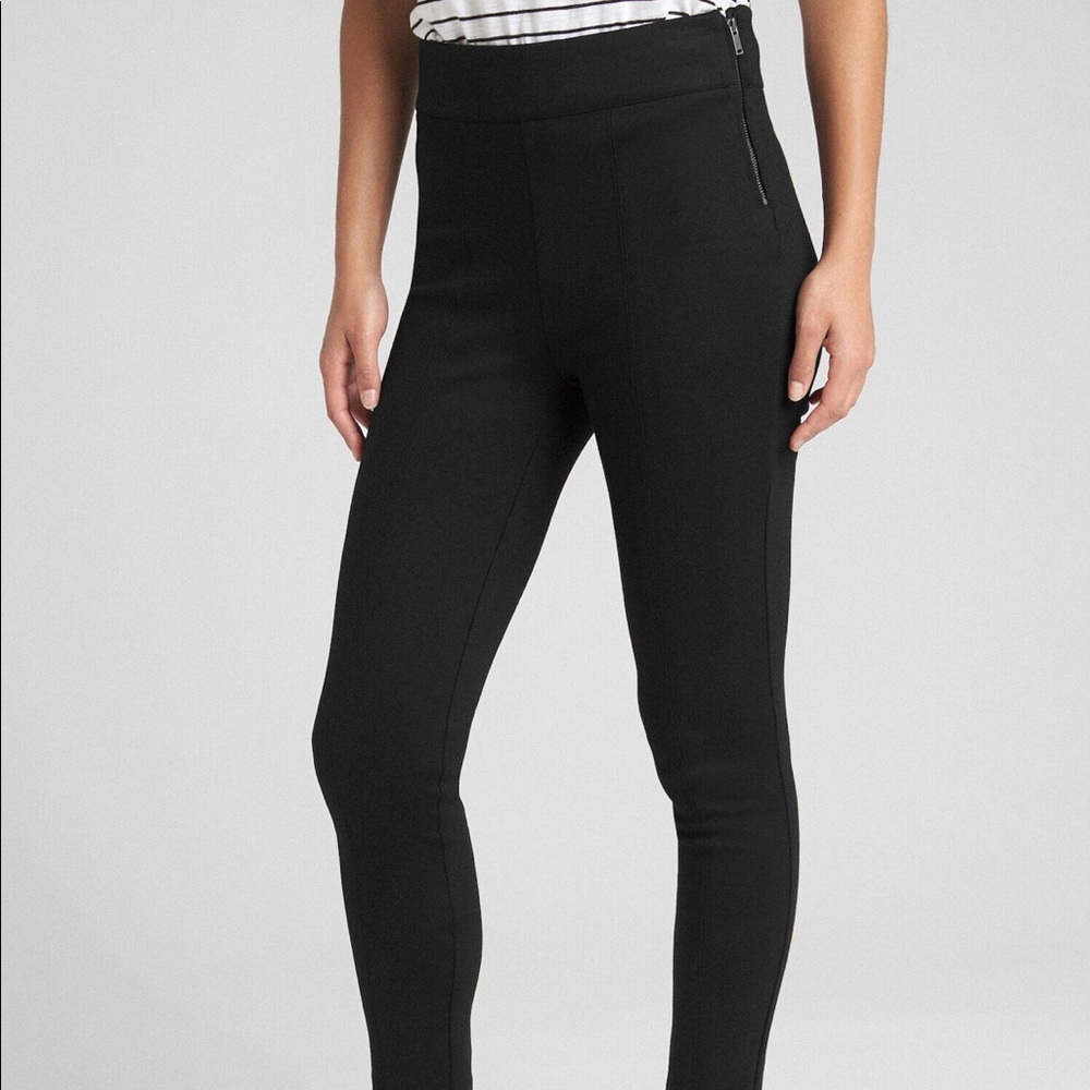 Gap Black Side-Zip Leggings, Size XS